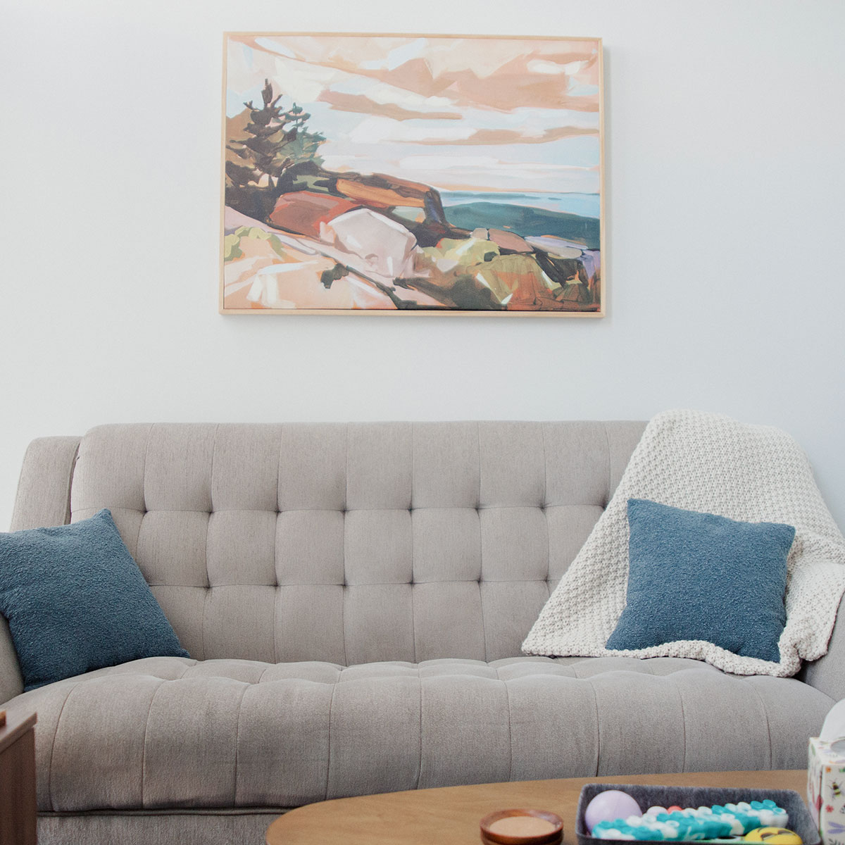 Therapy space within the Andersonville Mindfulness & Psychology's office Space