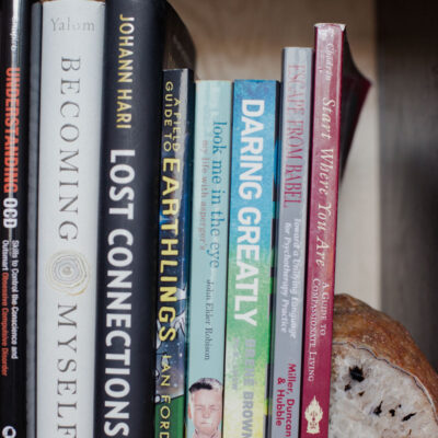 Therapy space within the Andersonville Mindfulness & Psychology's office space